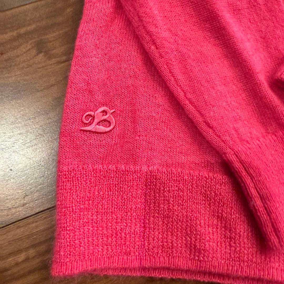 BORDERS at BALCONY ピンク 長袖ニット