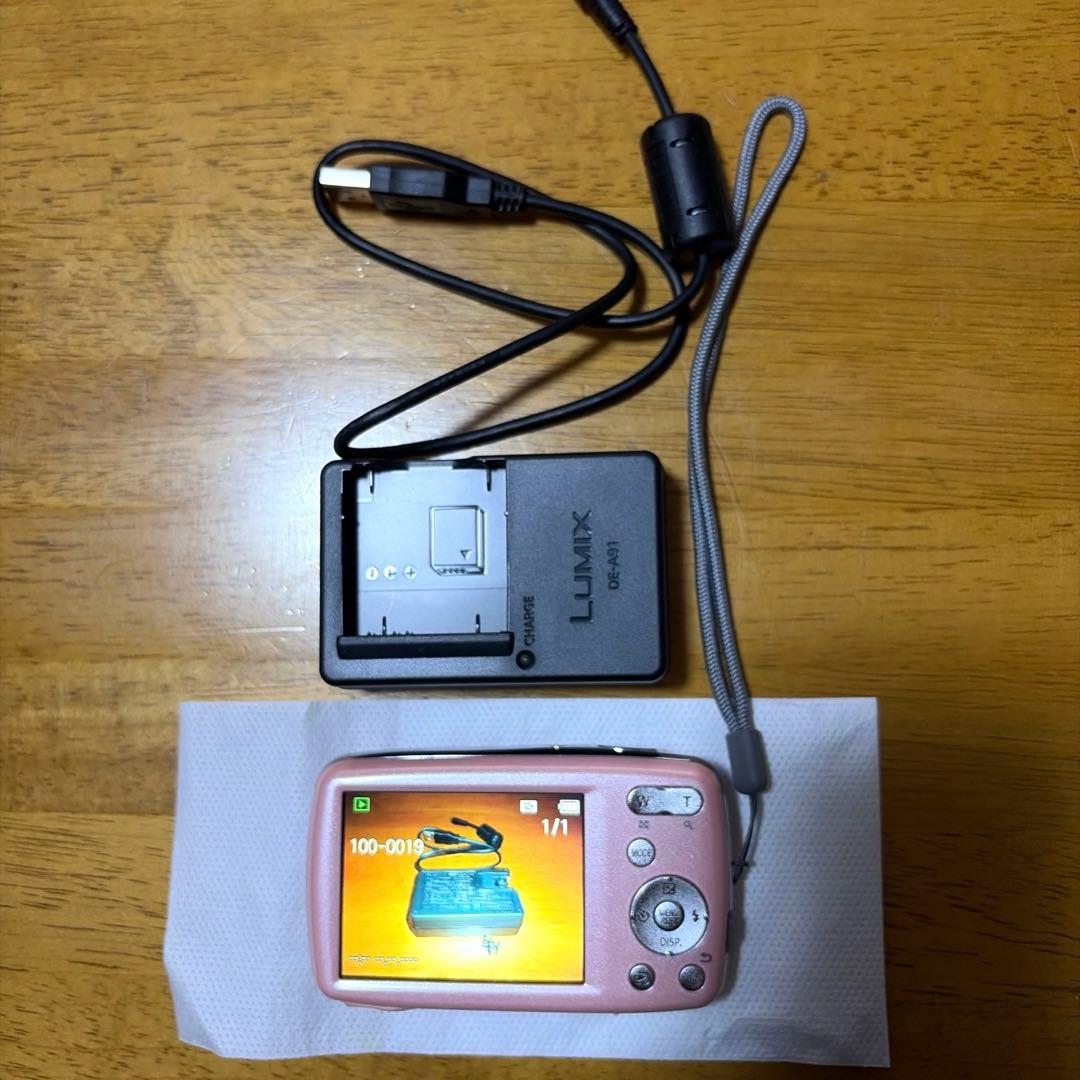 LUMIX DMC-S1デジタルカメラ ピンク