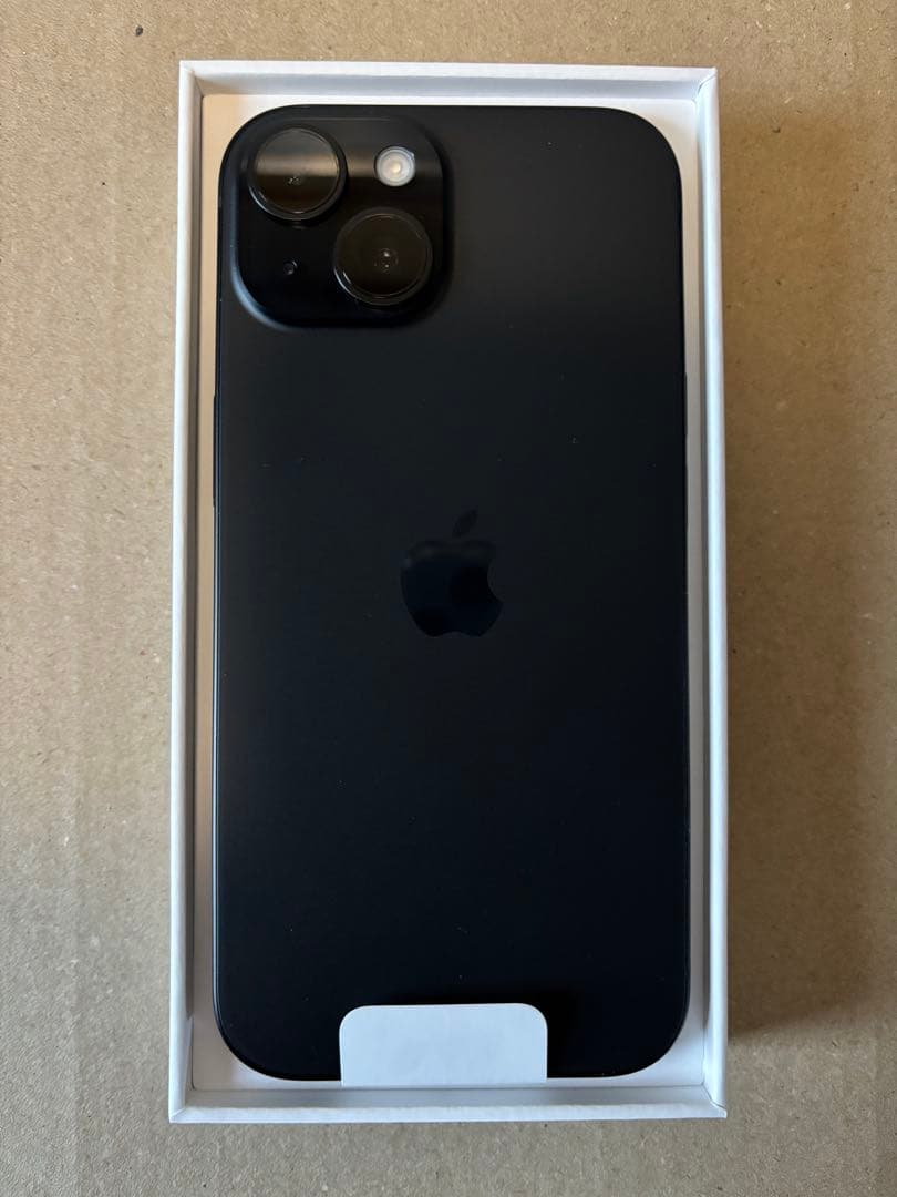 新品未使用 Apple iPhone 15 ブラック 本体 128GB 残債なし