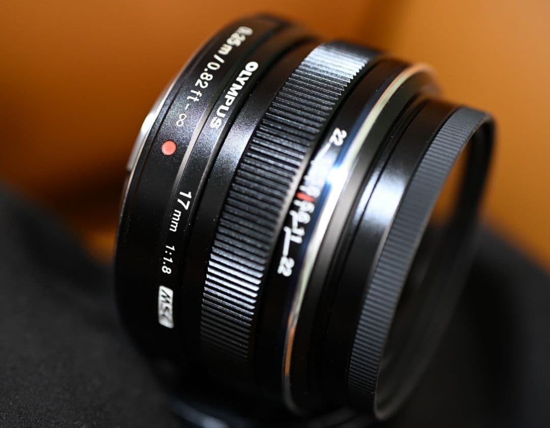 美品 OLYMPUS DIGITAL 17mm F1.8+PRF-D48 PRO