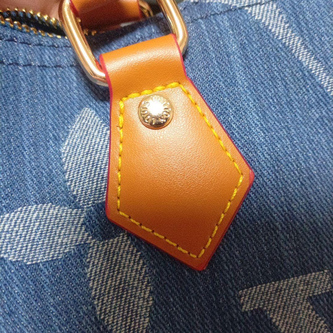 LVロゴファッションハンドバッグ、デニム