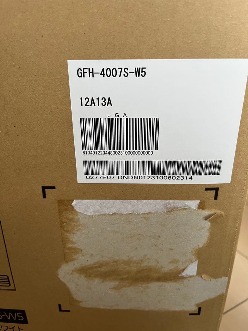 「新品」NORITZ ガスファンヒーター GFH-4007S-W5 都市ガス用