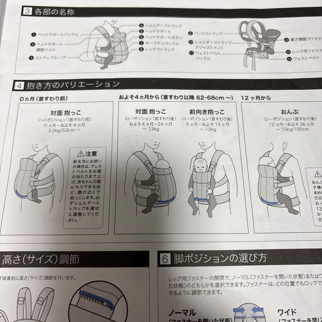 抱っこ紐　ベビーキャリア　ベビービョルン　ハーモニー