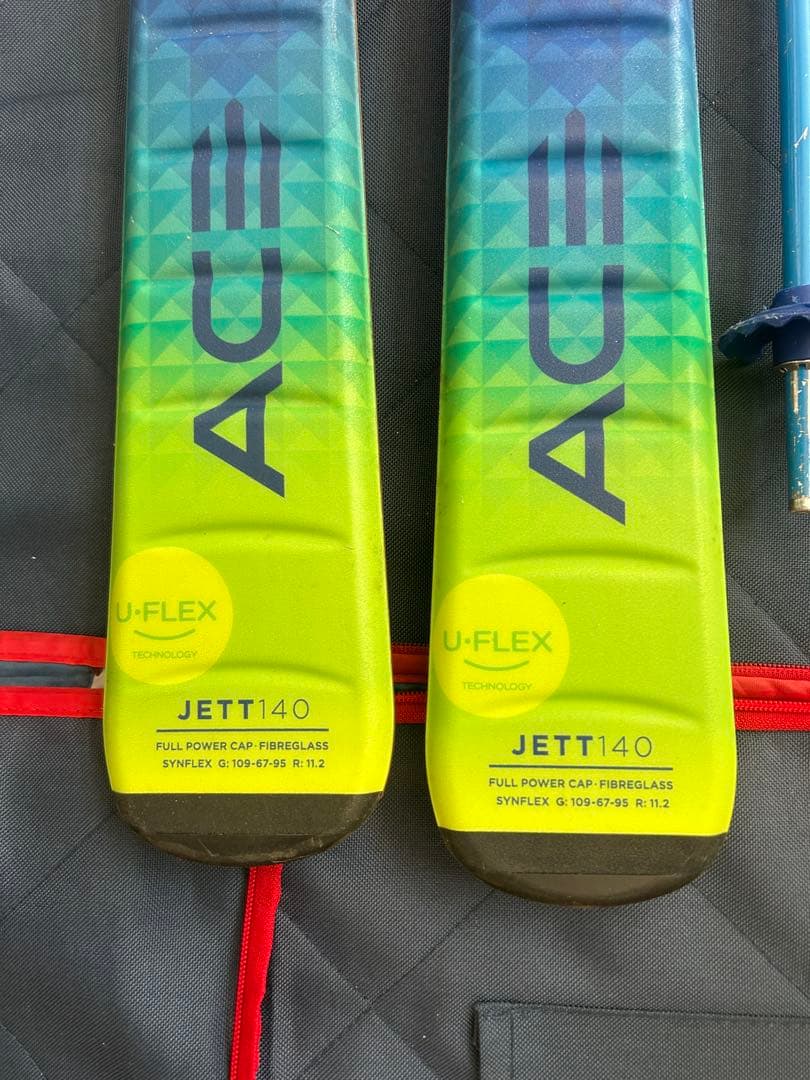 140 150 子供 スキー elan エラン セット ジュニア スキー