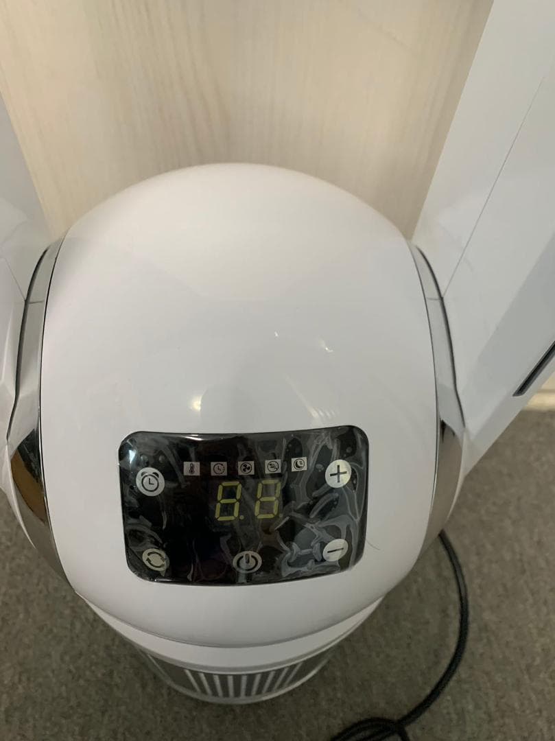 ノ*リ様 扇風機 タワーファン 冷暖両用 羽根なしスリム扇風機 3段暖風・8段冷