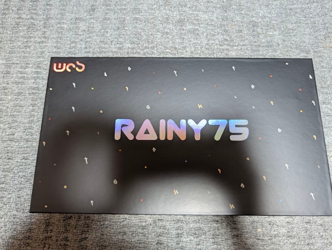 カスタムキーボード Rainy 75 Lite シルバー (HMX紫薇軸)