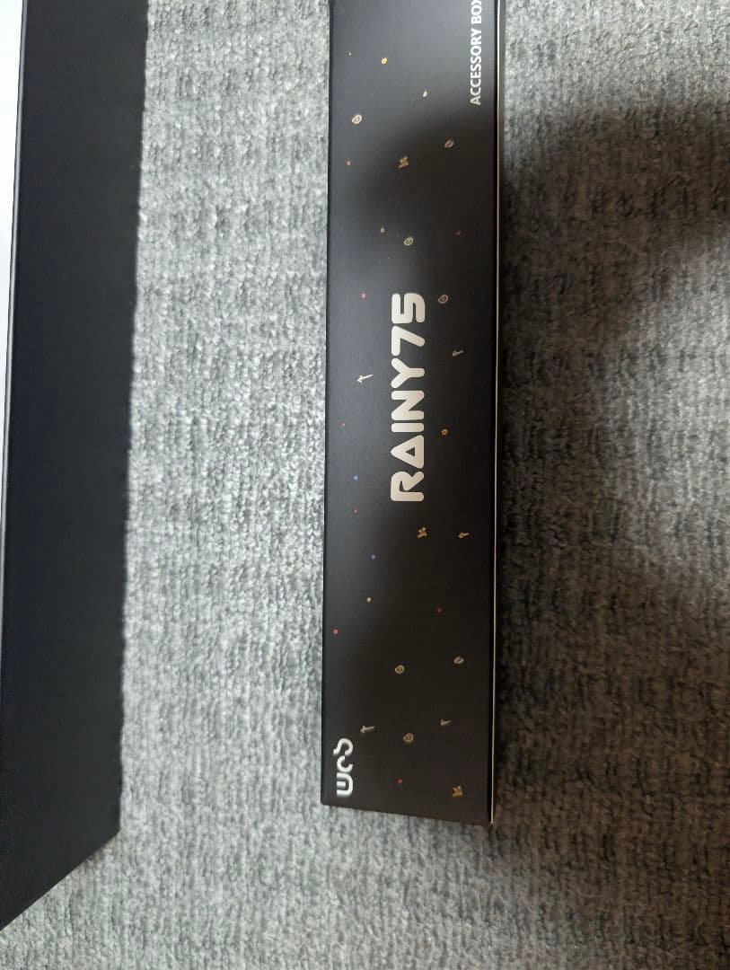 カスタムキーボード Rainy 75 Lite シルバー (HMX紫薇軸)