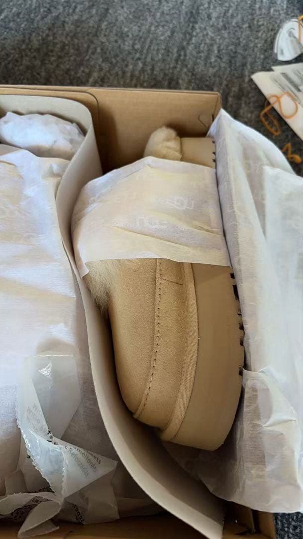 ムートンサンダル ファーサンダル 厚底 サボサンダル （サンドキャッスル）