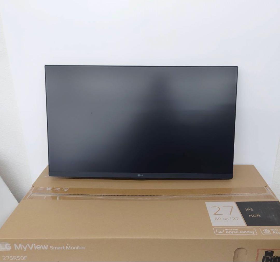 LG 27インチ webOS対応スマートモニター FHD 27SR50F-B