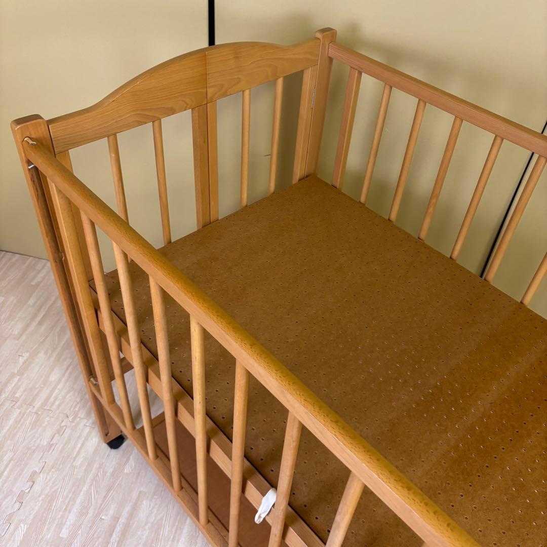 除菌清掃済　安心安全の日本製　スリーピー　ワンタッチハイベッド　ナチュラル