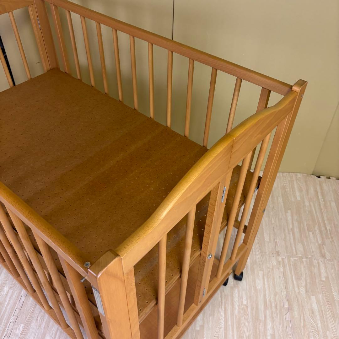 除菌清掃済　安心安全の日本製　スリーピー　ワンタッチハイベッド　ナチュラル