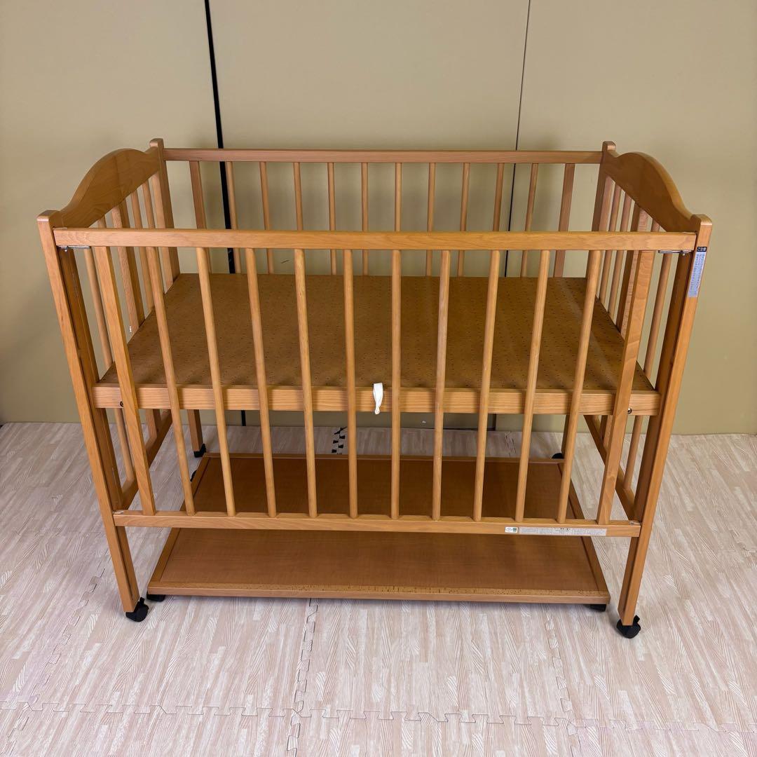 除菌清掃済　安心安全の日本製　スリーピー　ワンタッチハイベッド　ナチュラル