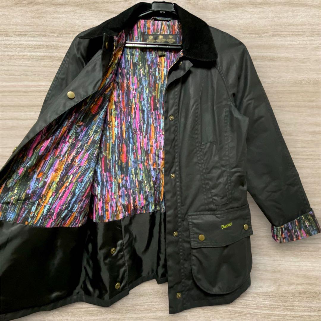 A*M様 超美品 Barbour バブアー ビデイル オイルドジャケット 黒 M