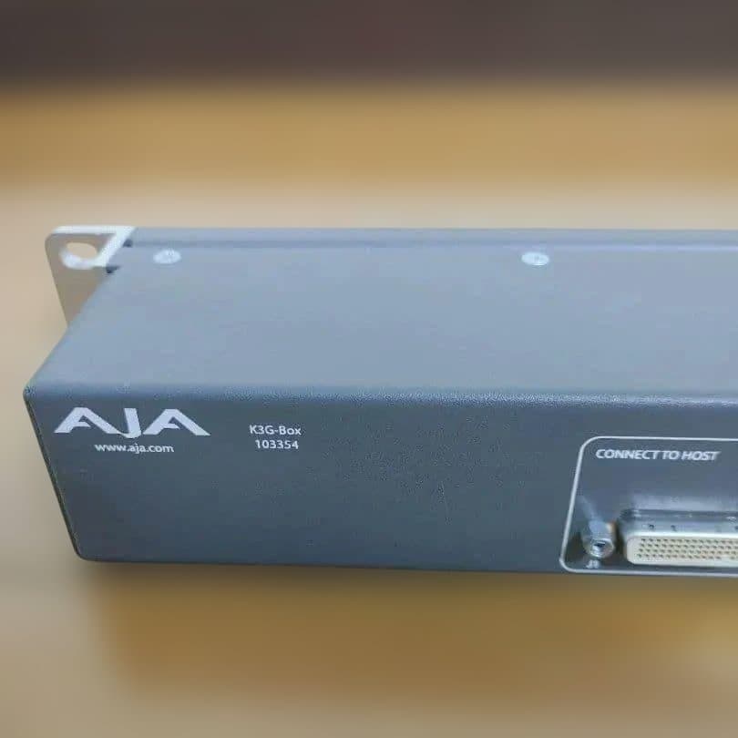 AJA K3G-Box 1RU 外部ブレークアウトボックス KONA 3　②