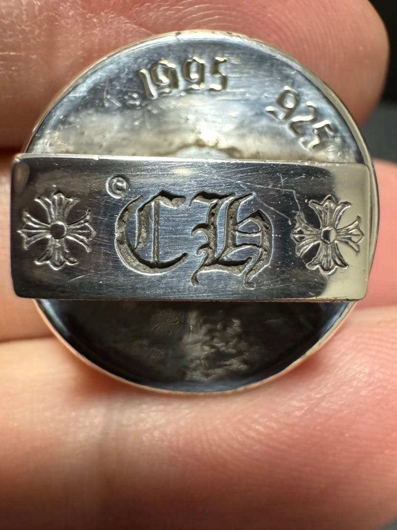 【インボイス原本】クロムハーツ クロス コンチョ ヘアゴム ブレスレット