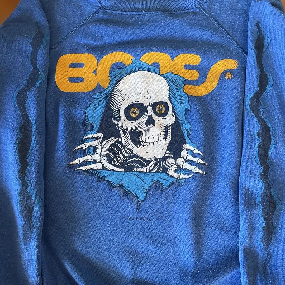 ミッキー パウエル ペラルタ ボーンズ リッパー 袖プリ スウェットシャツ