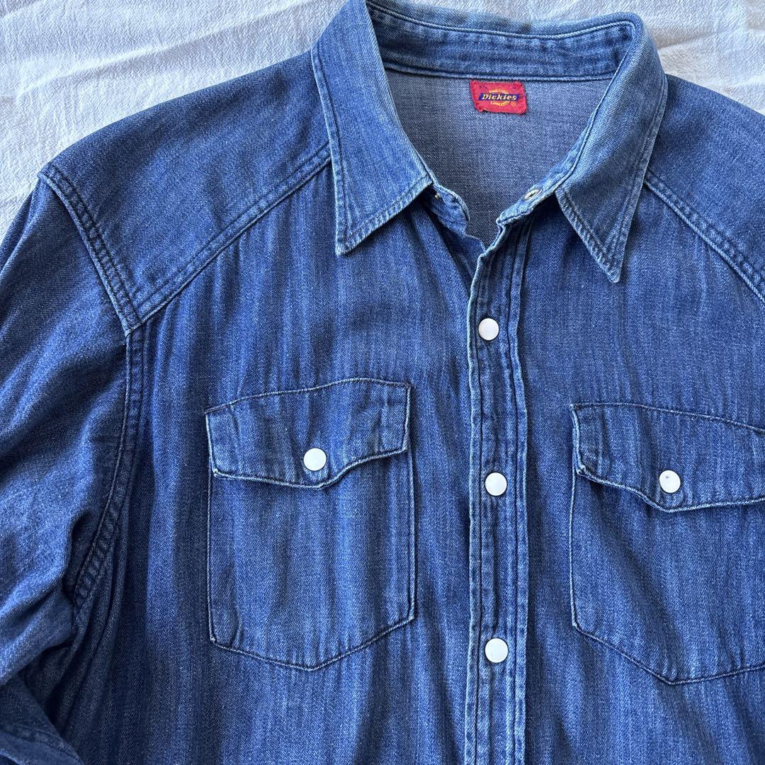 60s Dickiesディッキーズ　デニムシャツ