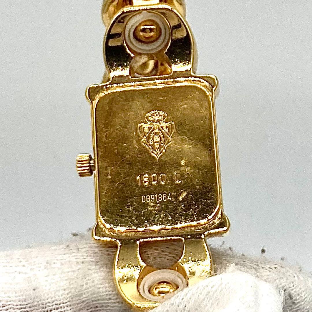 【稼動】 グッチ 腕時計 チェンジベルト 1800L 交換ベルト3色 ゴールド