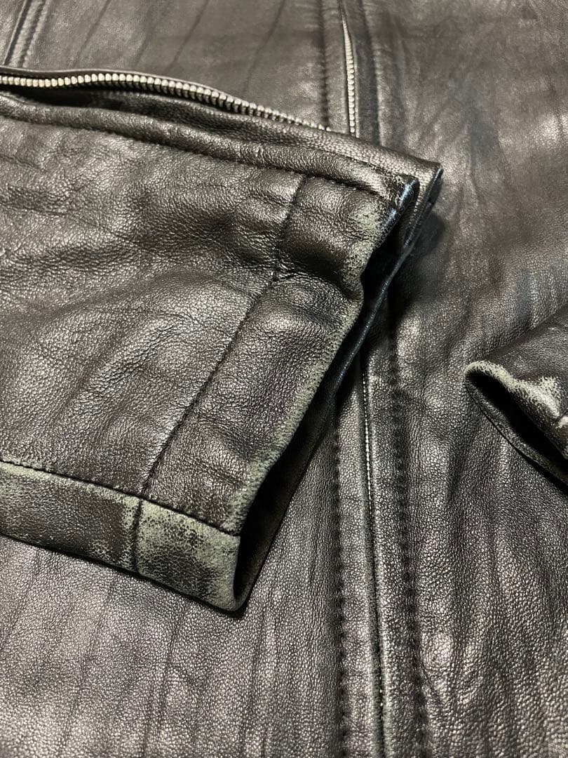 ジャケット・アウター 00s UNIQLO sheep skin single riders