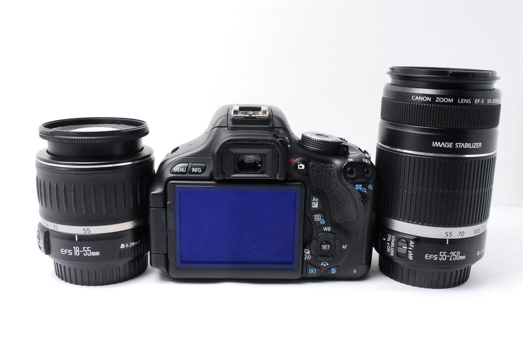 ダブルレンズセット❤️Canon kiss X5❤️スマホ転送OKバッグ付き