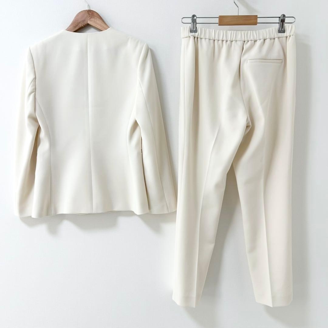 2024AW✨セオリー　ノーカラージャケット＋テーパードパンツ　セットアップ　2