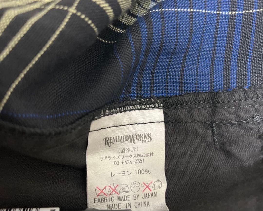 THE CRIMIE オンブレ チェック 開襟シャツ クライミー レーヨン