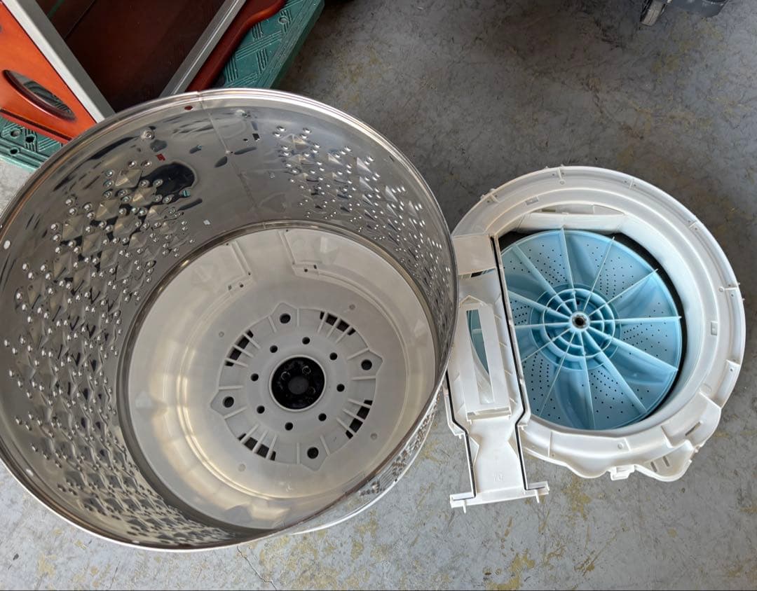 TOSHIBA 東芝 7Kg 洗濯機2022年製 分解クリーニングUsed/美品