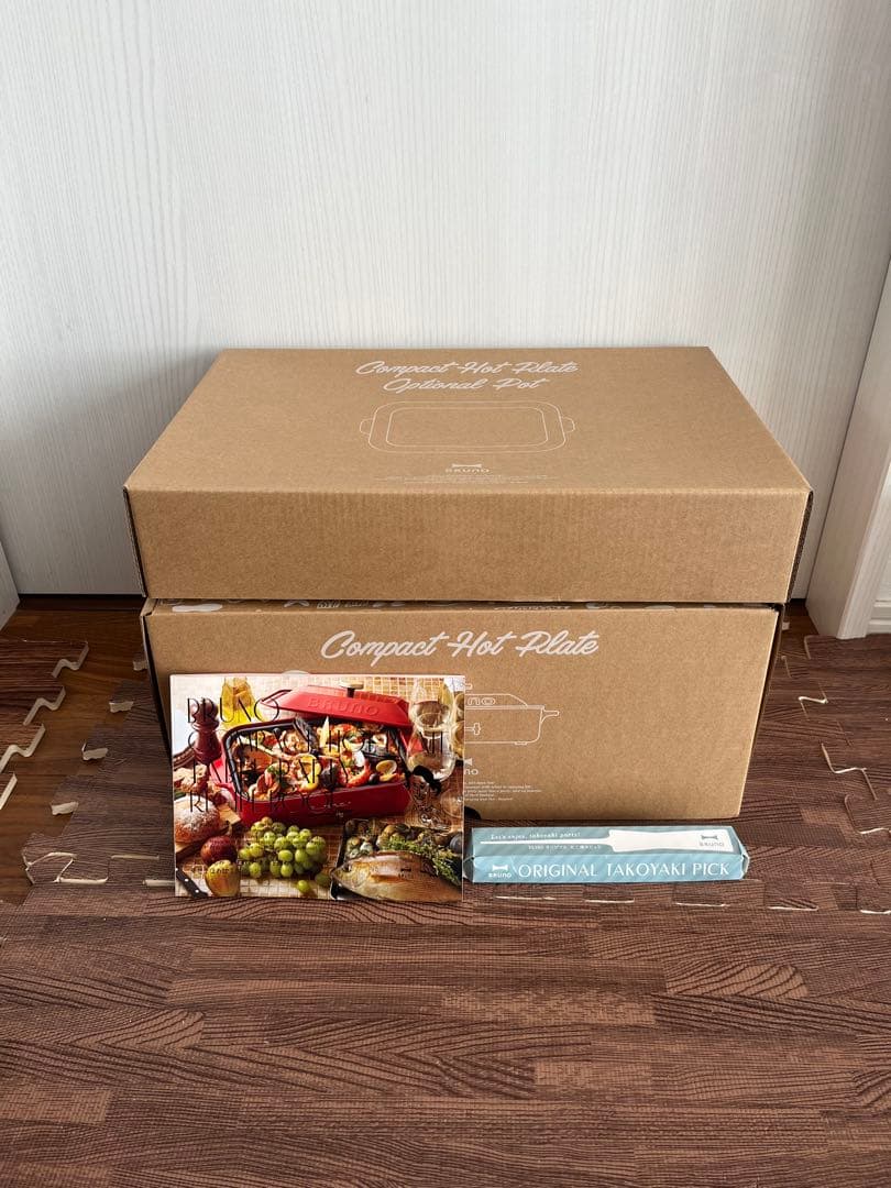 新品未開封　BRUNOコンパクトホットプレート+鍋 ギフトセット