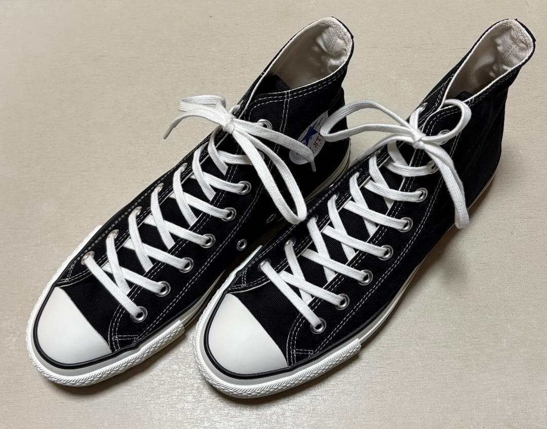 コンバース　日本製　オールスター J　ブラック　HI　27cm