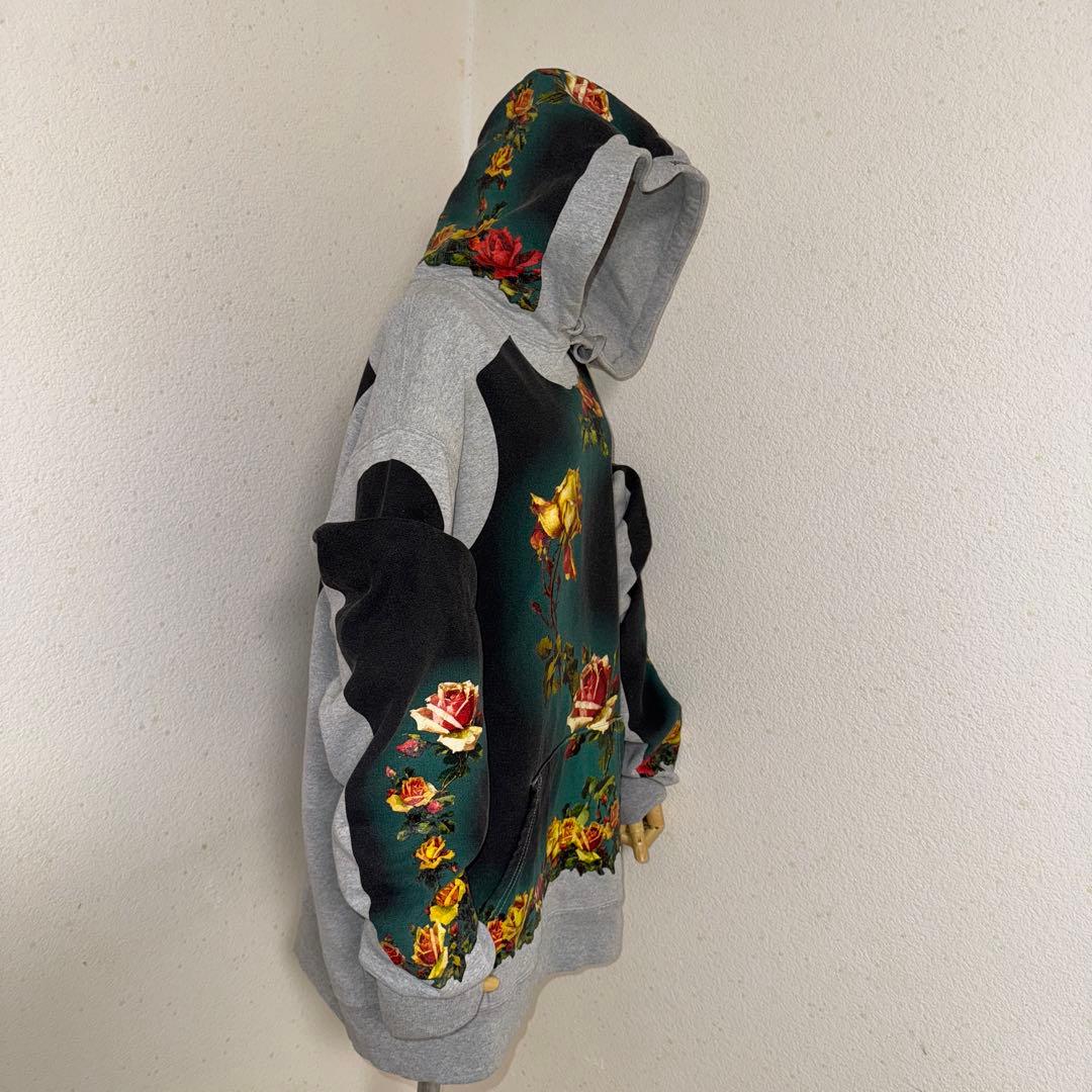 Supreme × JeanPaulGaultier パーカー グレー 花柄 L