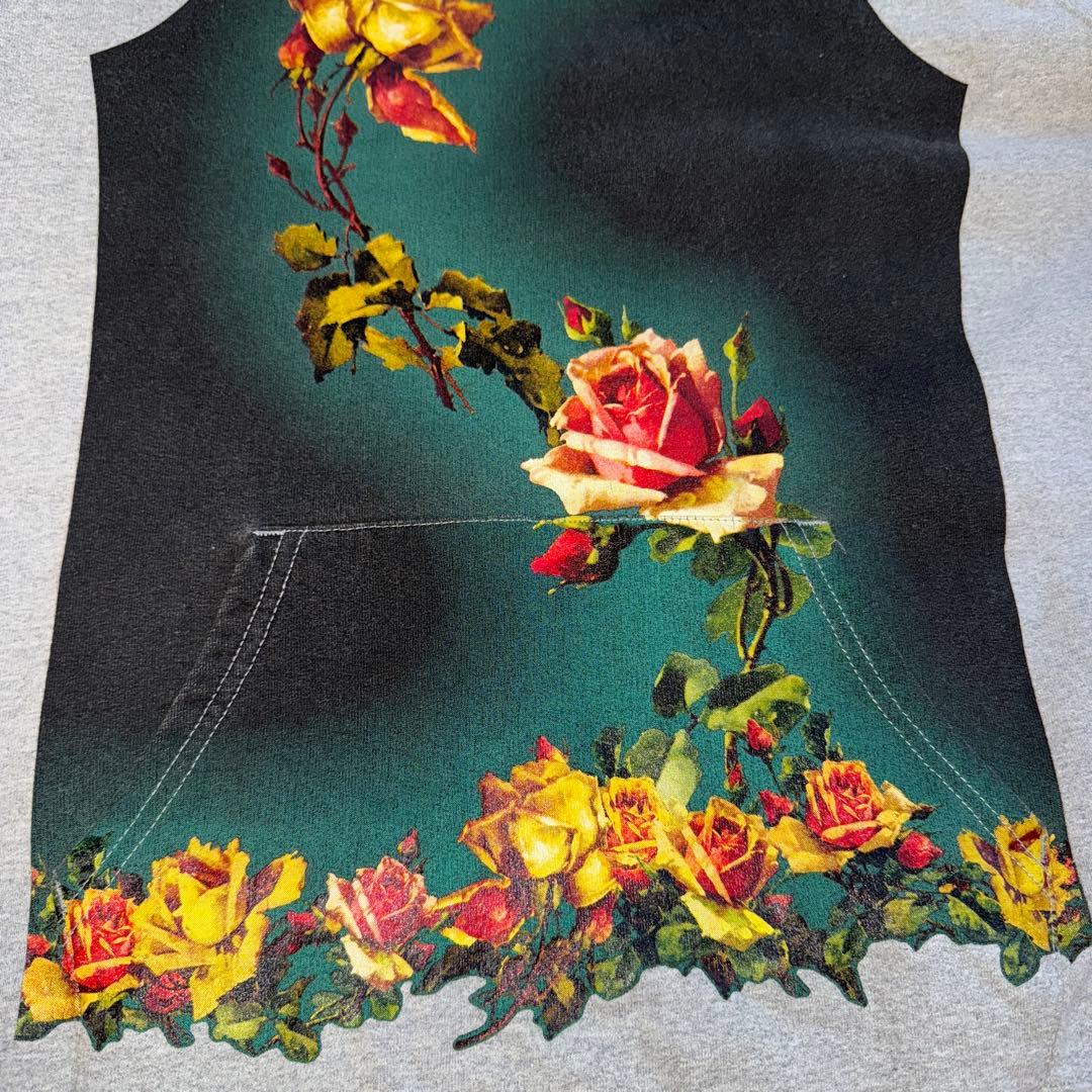 Supreme × JeanPaulGaultier パーカー グレー 花柄 L