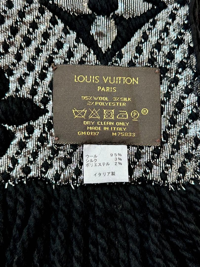 【Louis Vuitton】エシャルプロゴマニアシャイン ノワール