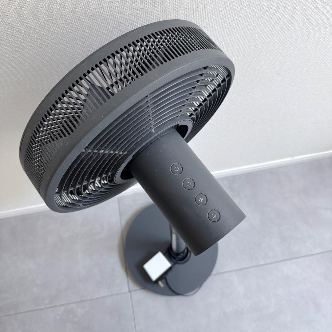 美品 バルミューダ 扇風機 The GreenFan ダークグレー リモコン付