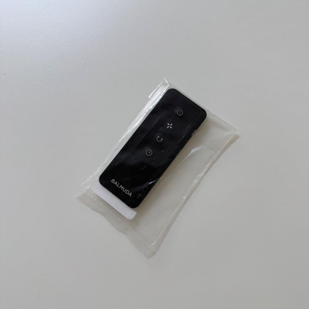 美品 バルミューダ 扇風機 The GreenFan ダークグレー リモコン付