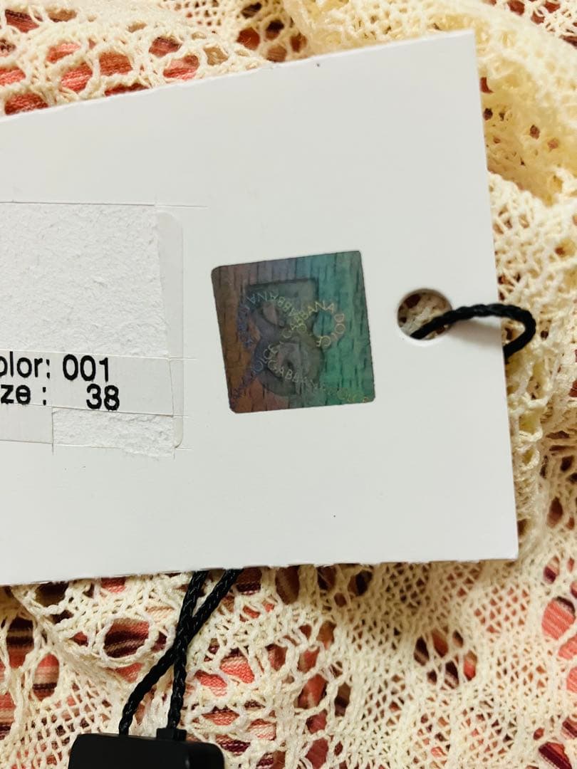 新品タグ付き　激レア　ドルガバ　Y2K