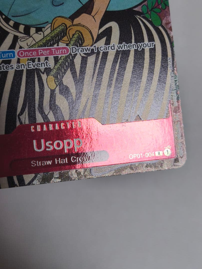 ワンピースカード　1stAnniversary　英語版　ウソップ　プロモ