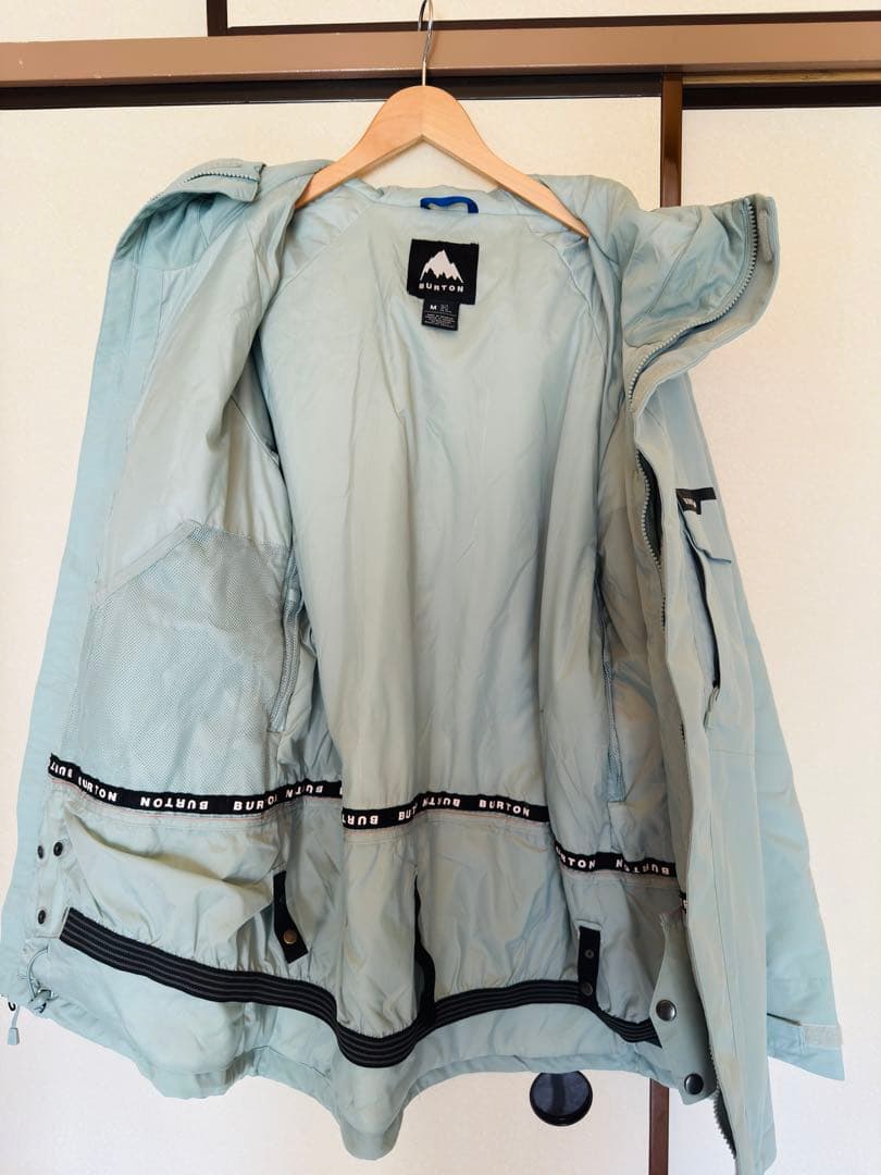 BURTON スノーボードジャケット M ライトブルー