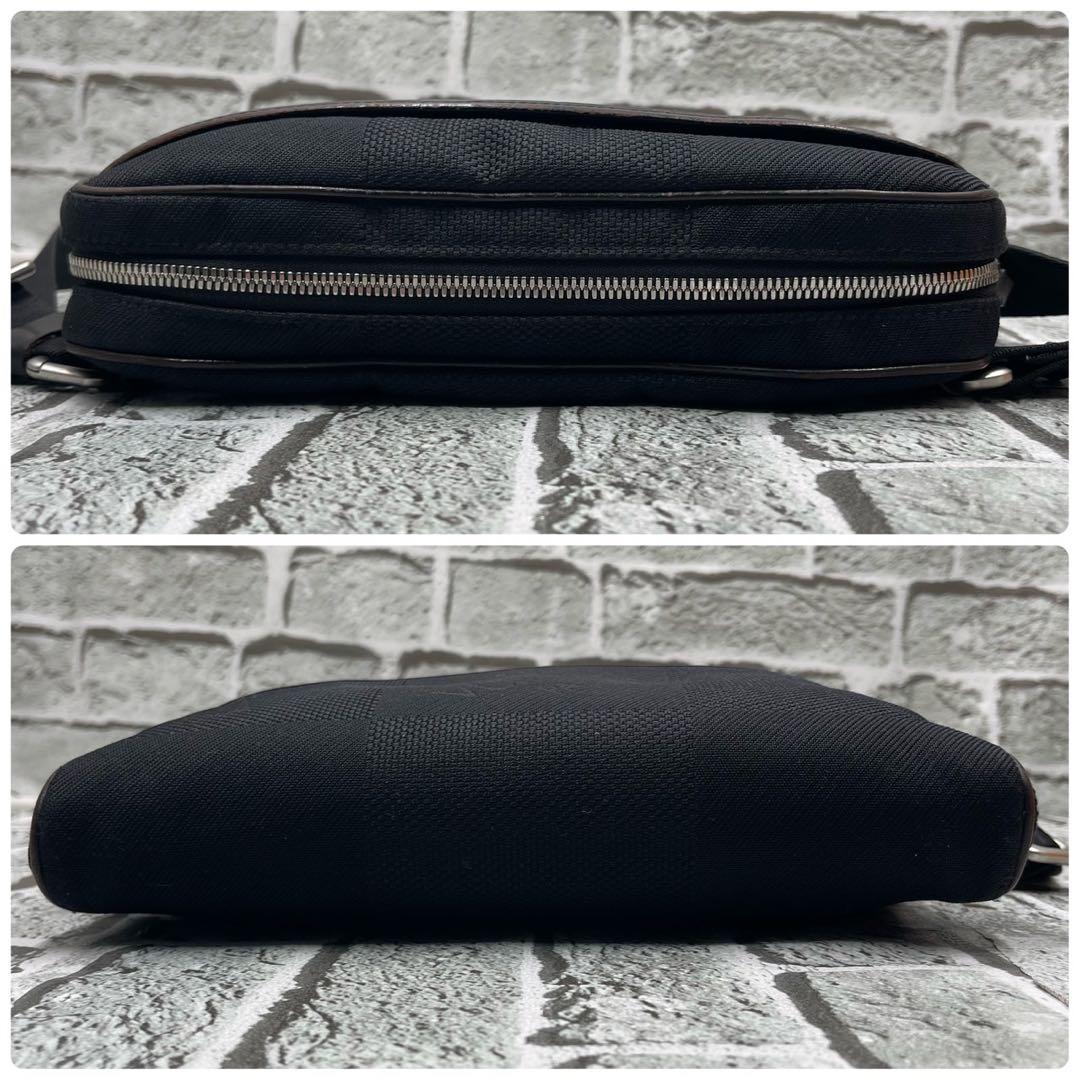 ベタなし✨ルイヴィトン ボディバッグ ダミエジェアン アクロバット ノワール