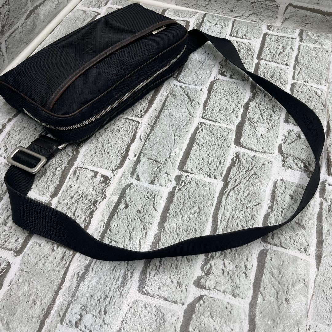 ベタなし✨ルイヴィトン ボディバッグ ダミエジェアン アクロバット ノワール