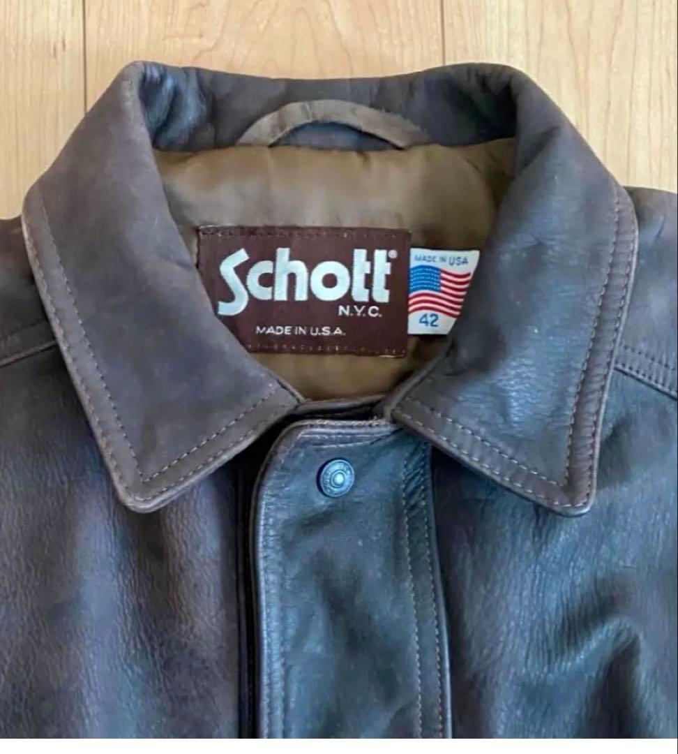 schottカーコート42 brown
