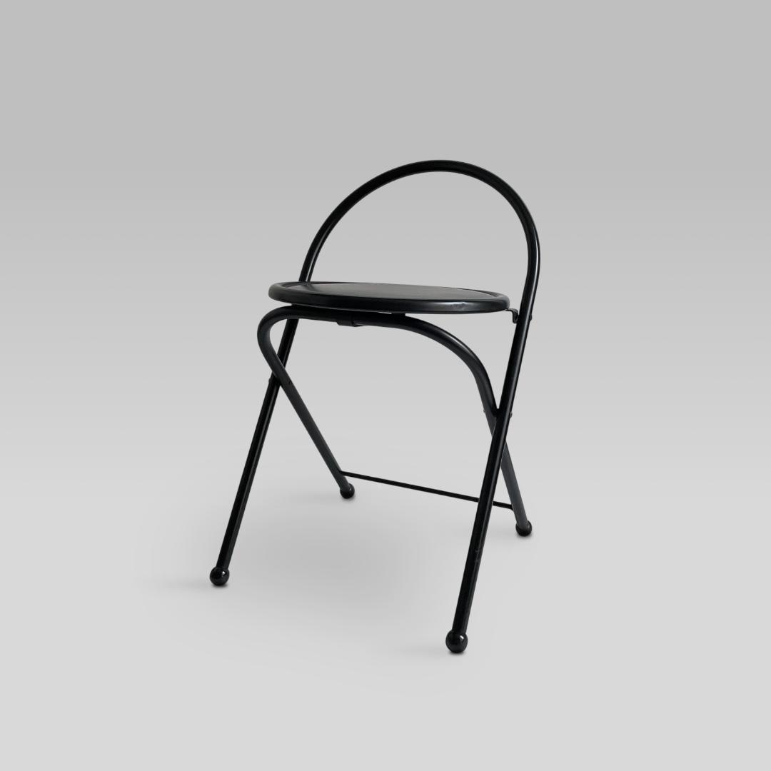 1980s【ポストモダン】ヴィンテージ スチール フォールディングチェア 椅子