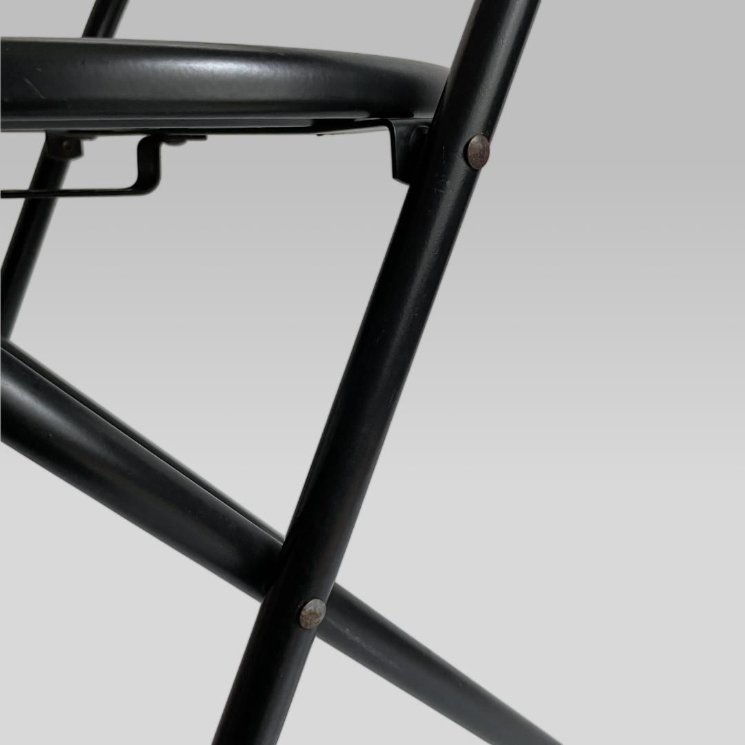 1980s【ポストモダン】ヴィンテージ スチール フォールディングチェア 椅子