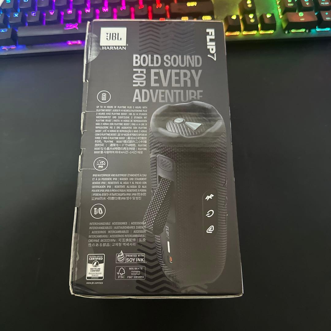 【新品未開封】JBL FLIP7 ワイヤレススピーカー