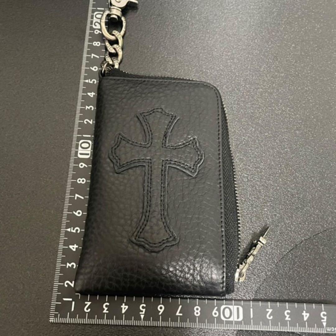 大クロスパッチ　ダガーチャック　ジップウォレット