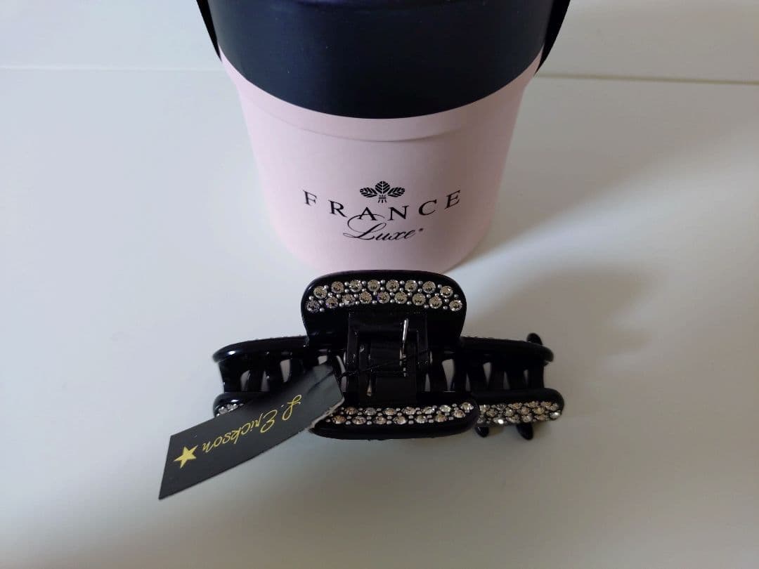 新品☆France Luxe フランスラックス☆ストーン付きヘアクリップ