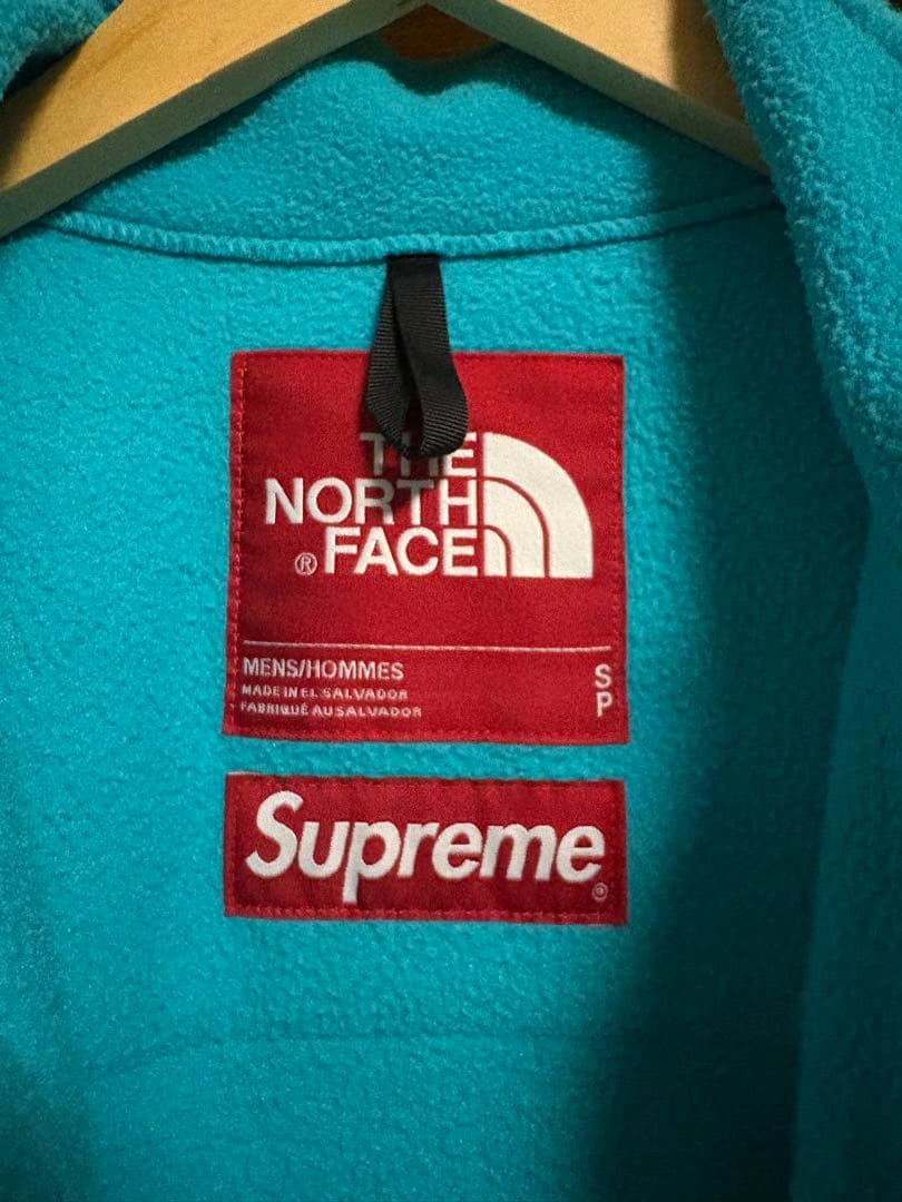 シンイチ様 シュプリーム ノースフェイス デナリ フリース 青