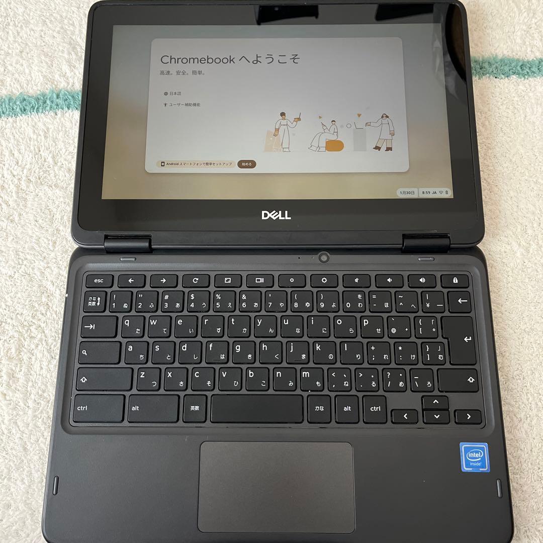 DELL Chromebook 本体 ブラック 充電器付き