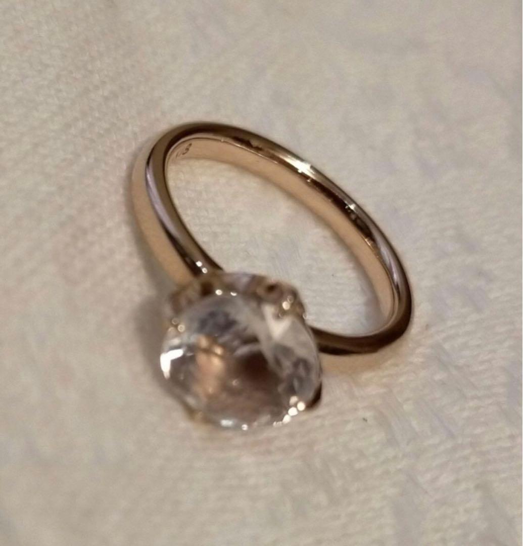 ヨンドシー 4℃　K18PG 18金ピンクゴールド天然クォーツリング #8