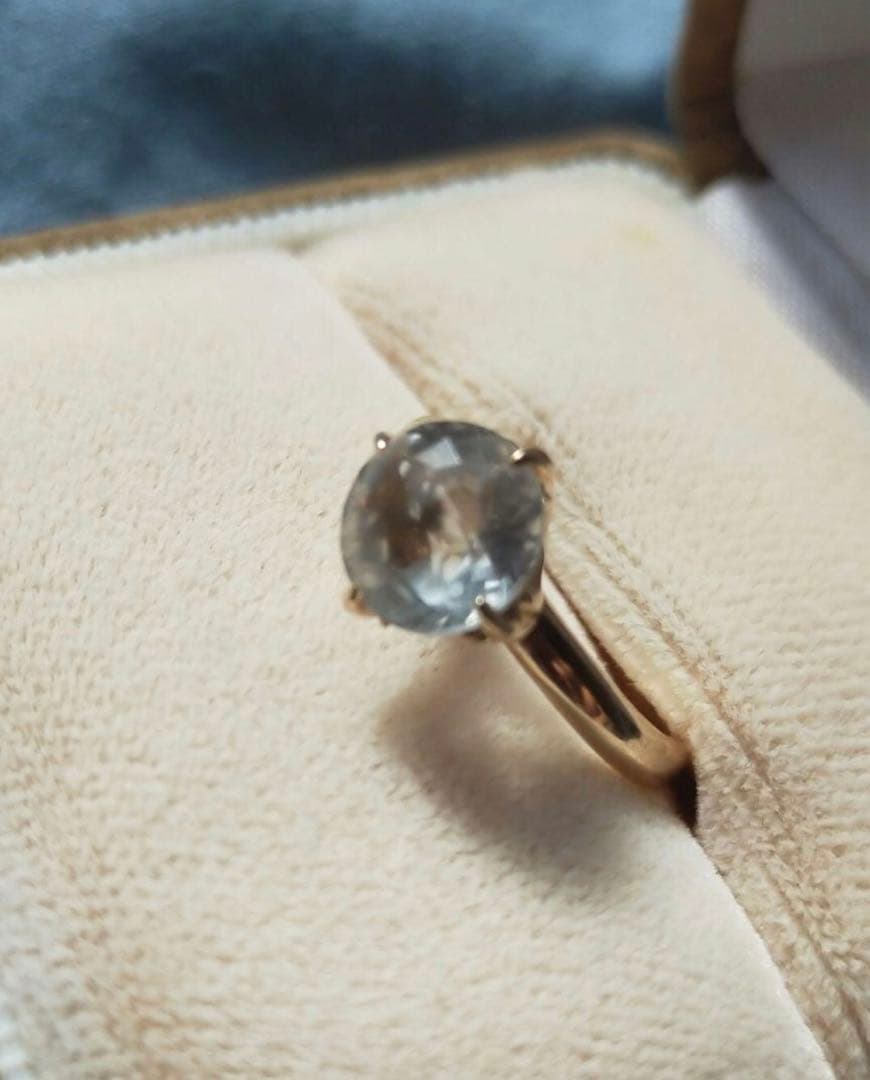 ヨンドシー 4℃　K18PG 18金ピンクゴールド天然クォーツリング #8