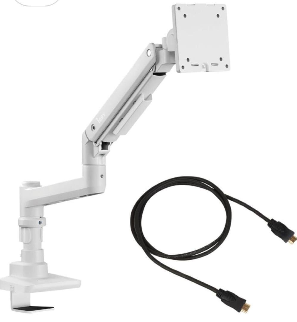 モニターアーム LS112 ホワイト iggy イギー　ホワイト 快適ワーク